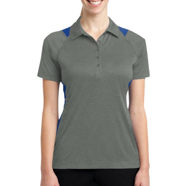 Women's Heather Colorblock Contender Polo Thumbnail